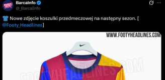 HIT! Tak ma wyglądać PRZEDMECZOWA KOSZULKA Barcy w nowym sezonie :D